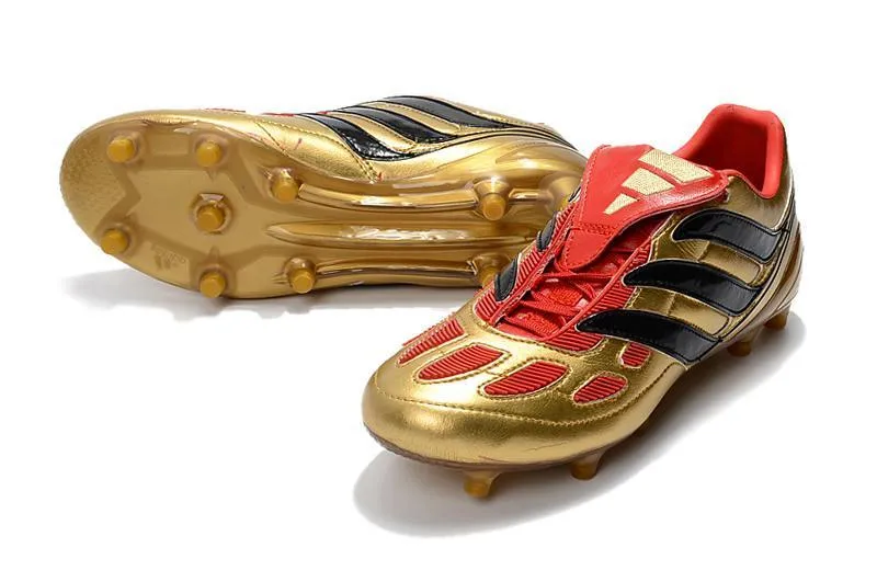 Adidas Predator Accelerator  FG Cleats Gold/Red/Black