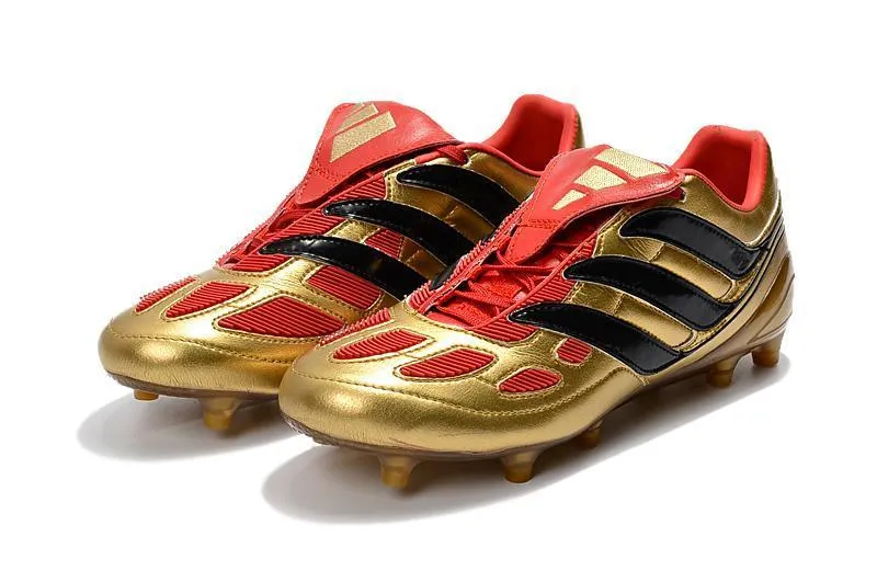 Adidas Predator Accelerator  FG Cleats Gold/Red/Black