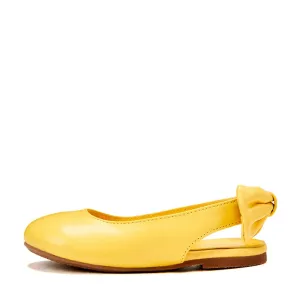 Amelie Leather Yellow