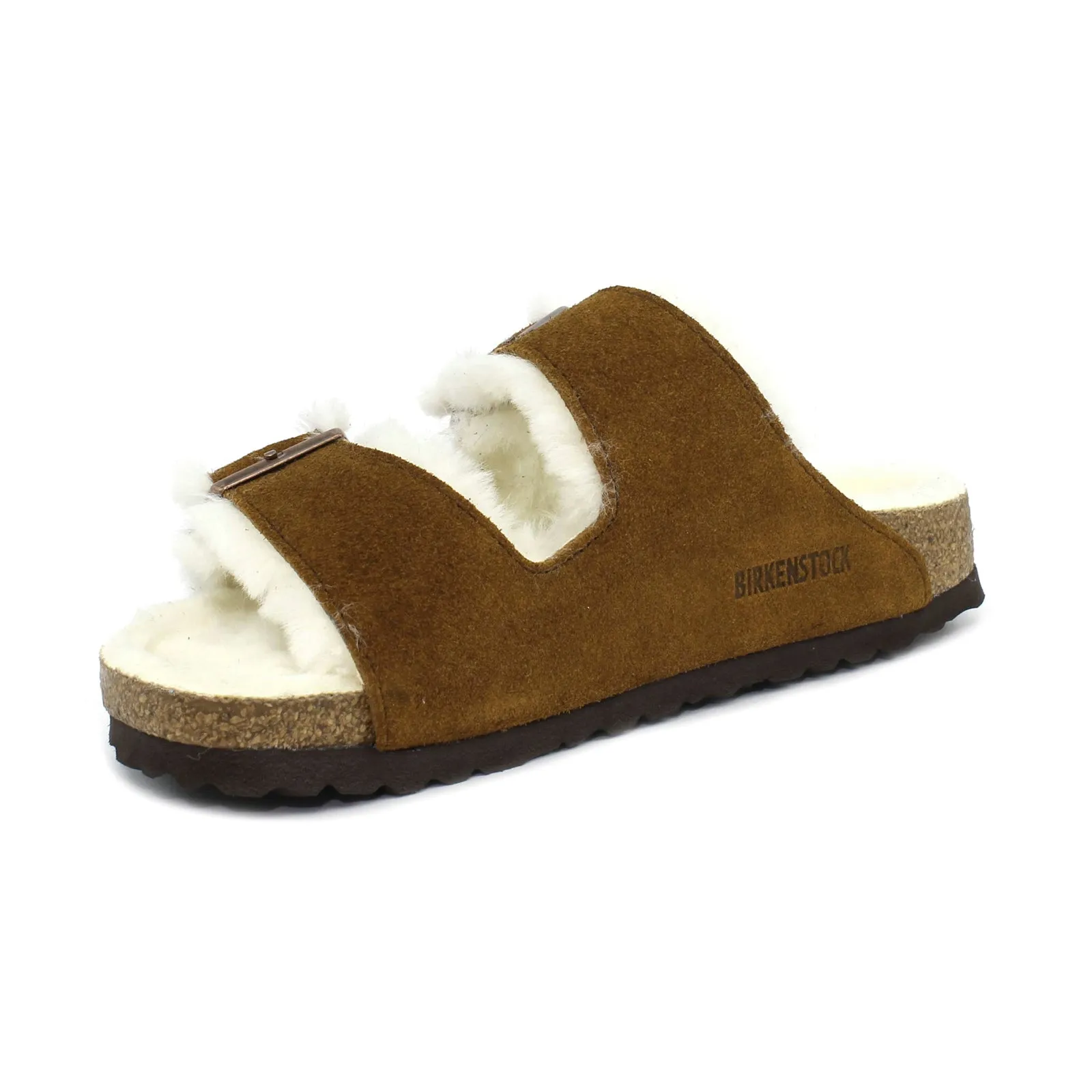 Arizona Shearling Suede Unisex Slides Sandals - UK 5 - US 7 Women / 5 Men - EU 38