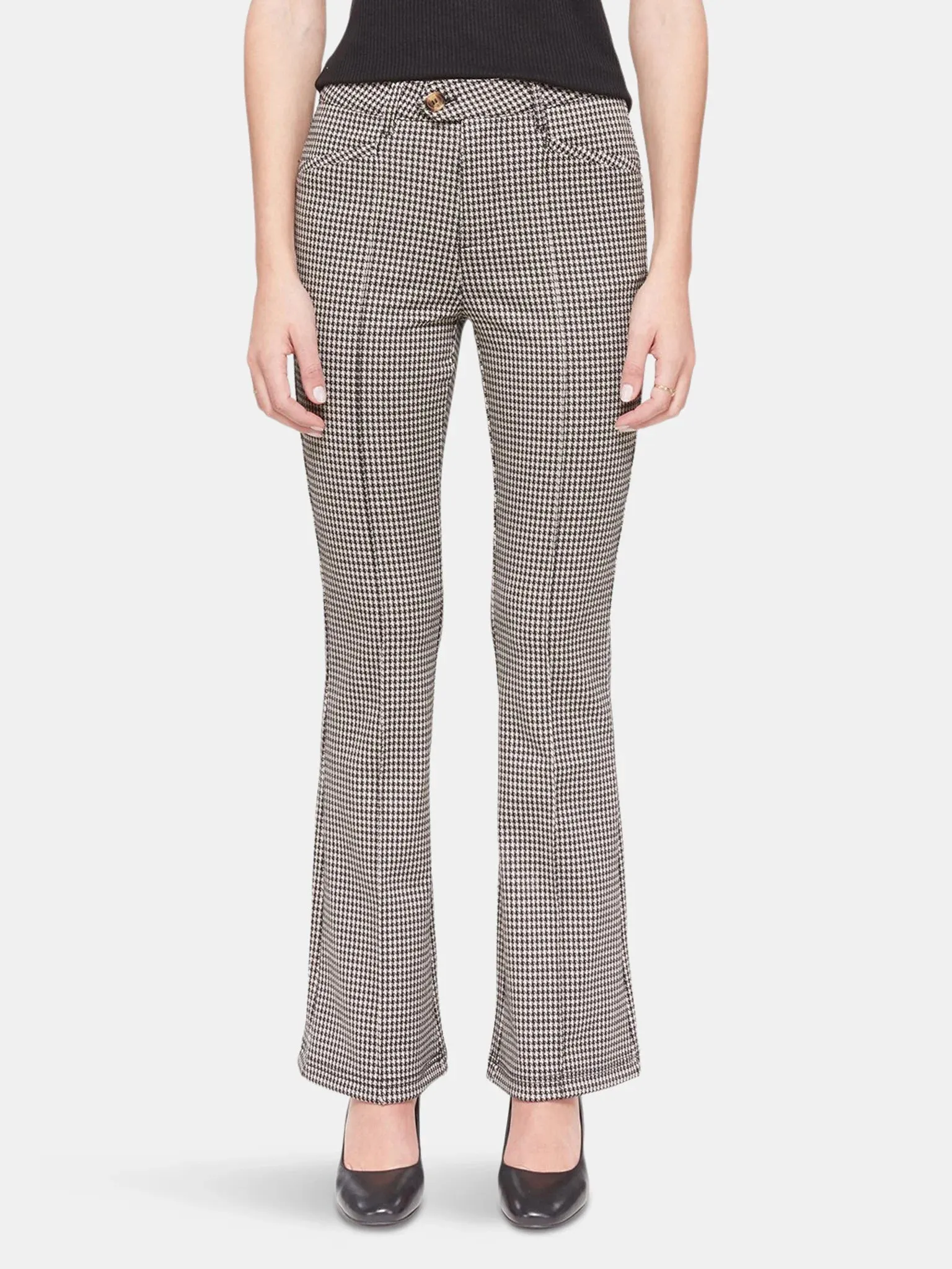 Azure High Rise Jacquard Pant