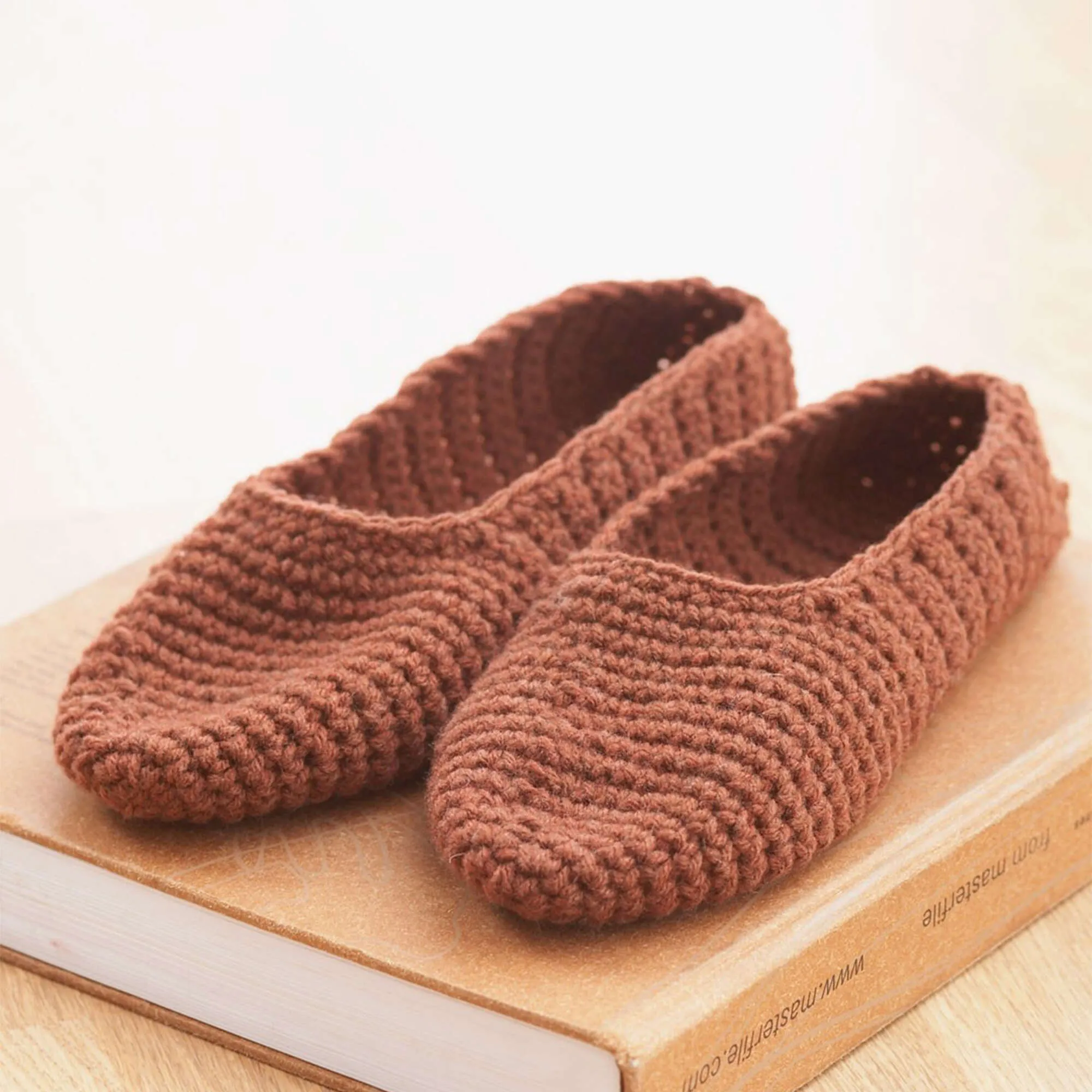 Bernat Family Slippers To Crochet