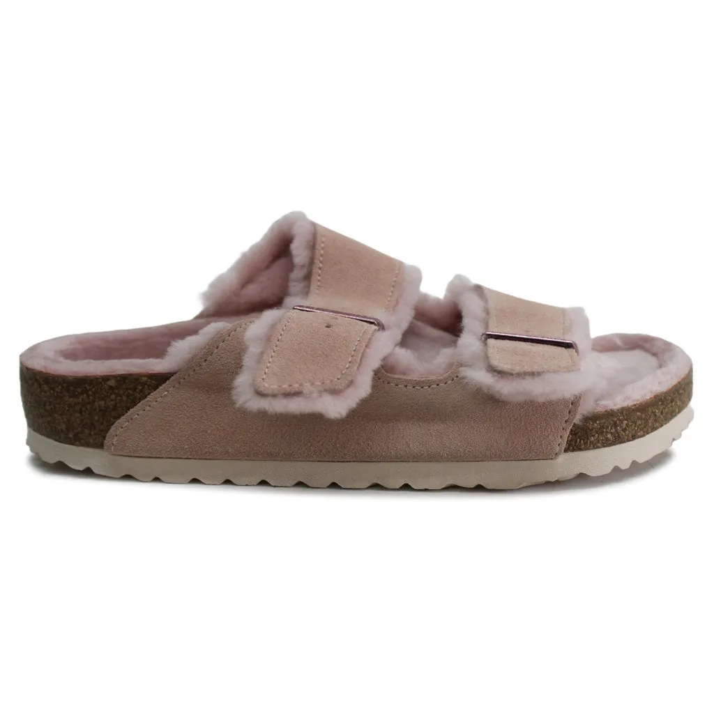 Birkenstock Arizona Shearling Suede Unisex Sandals - UK 5.5