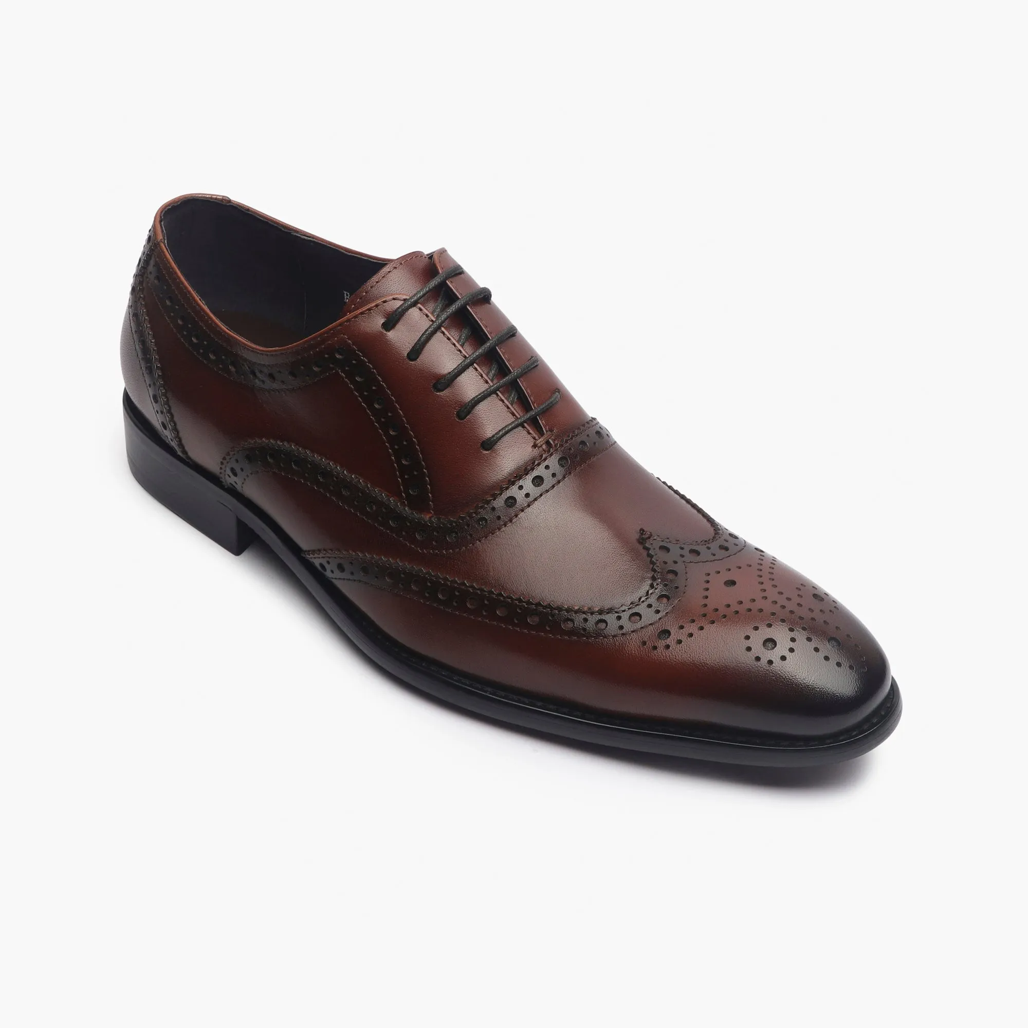 Brushed Leather Brogues