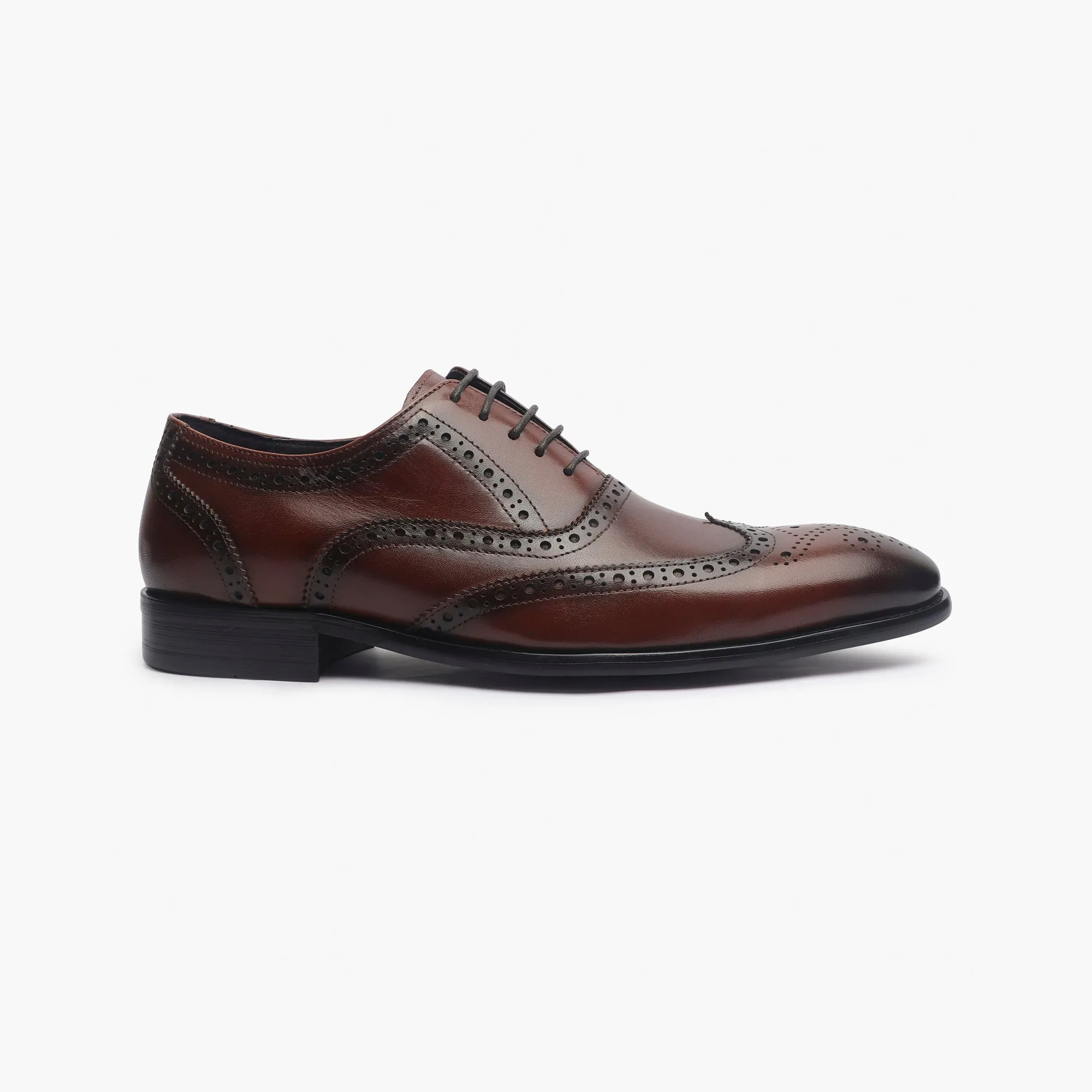 Brushed Leather Brogues