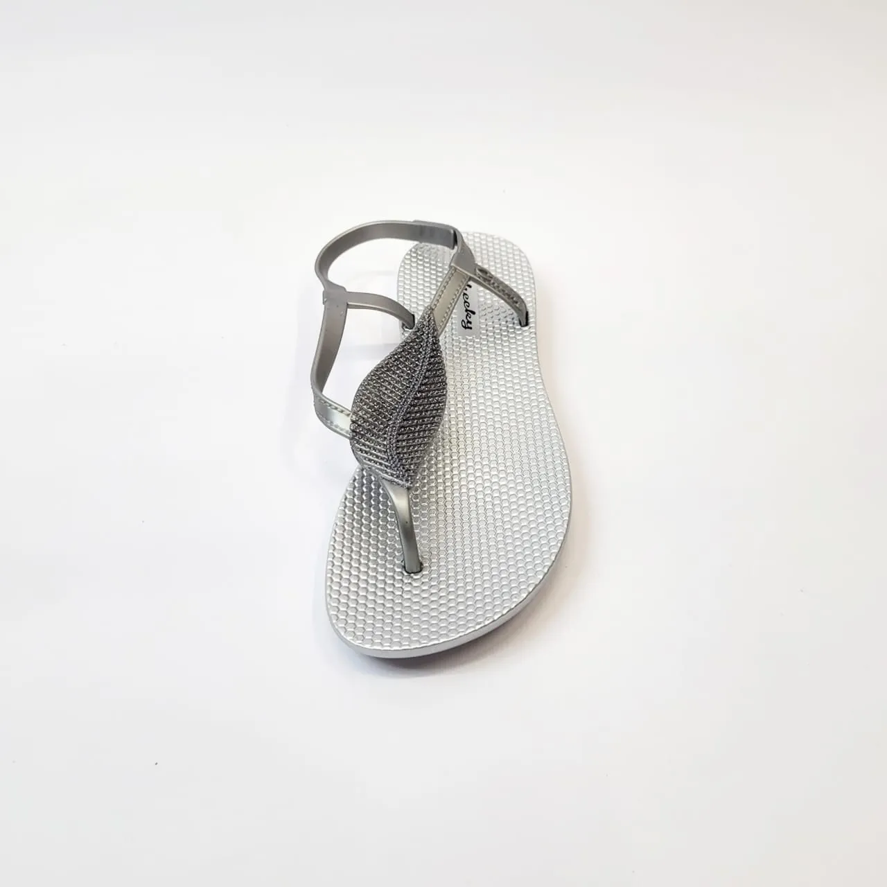 Cheeky cee-cee silver leaf sandal