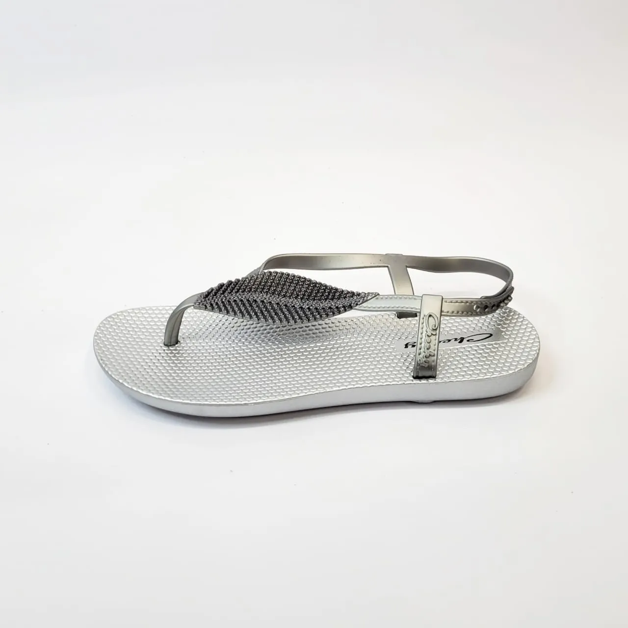 Cheeky cee-cee silver leaf sandal