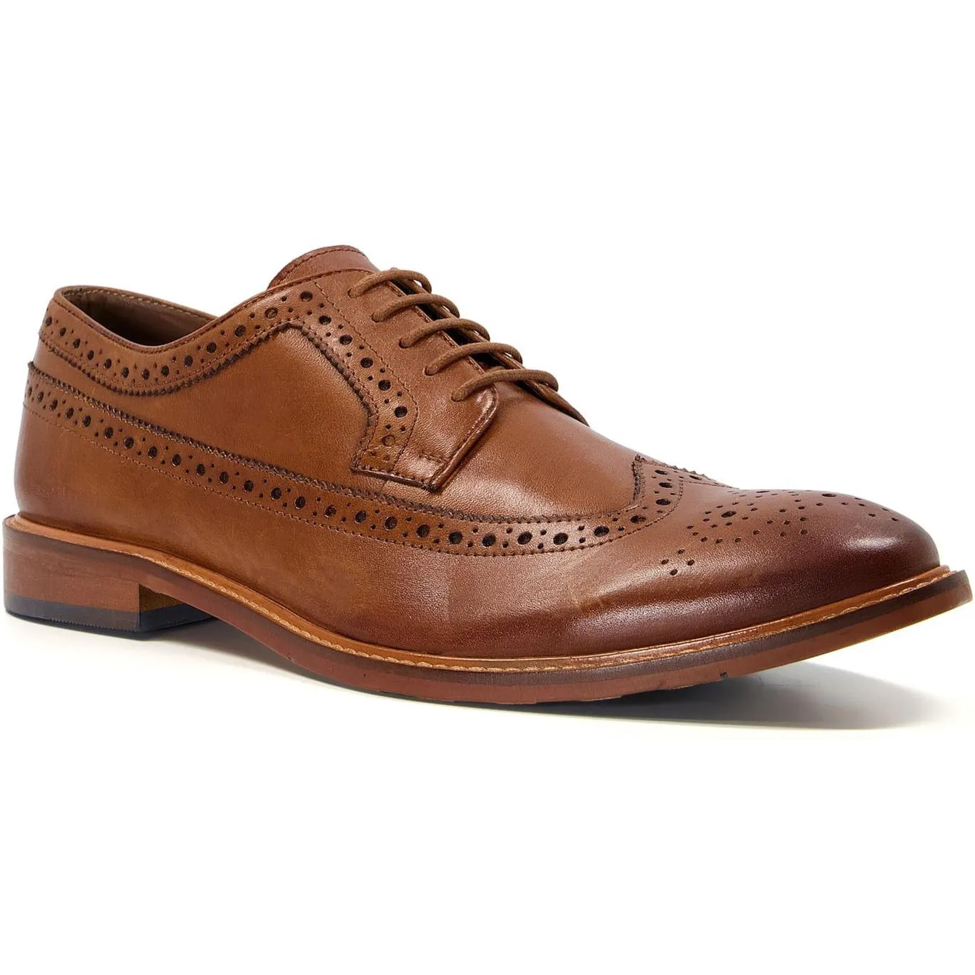 Dune London Superior Leather Wingtip Brogue Shoes