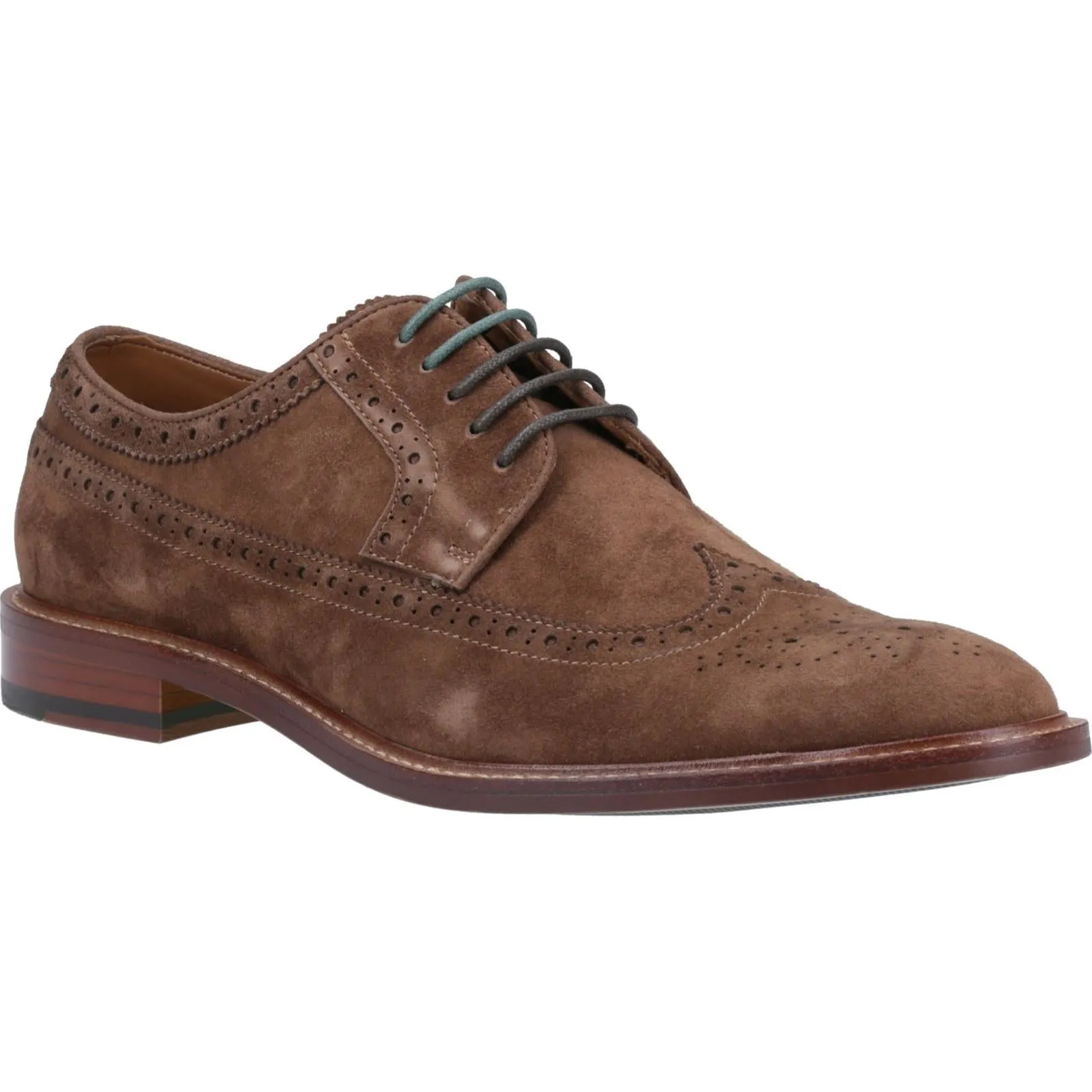 Dune London Superior Leather Wingtip Brogue Shoes