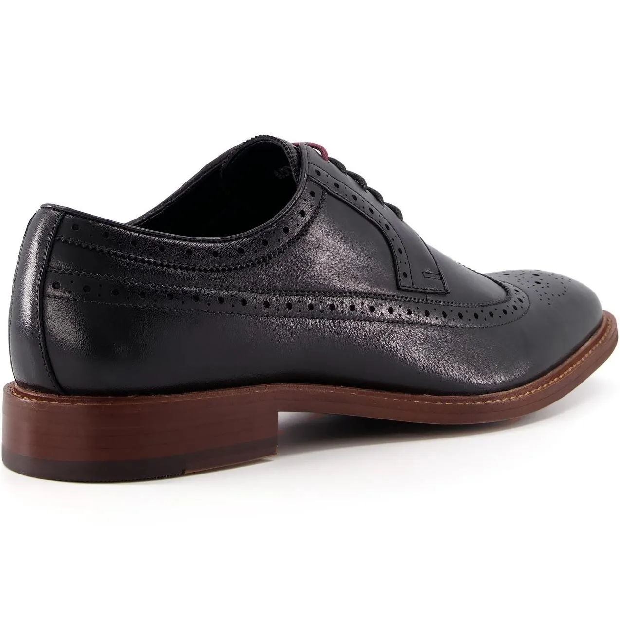 Dune London Superior Leather Wingtip Brogue Shoes