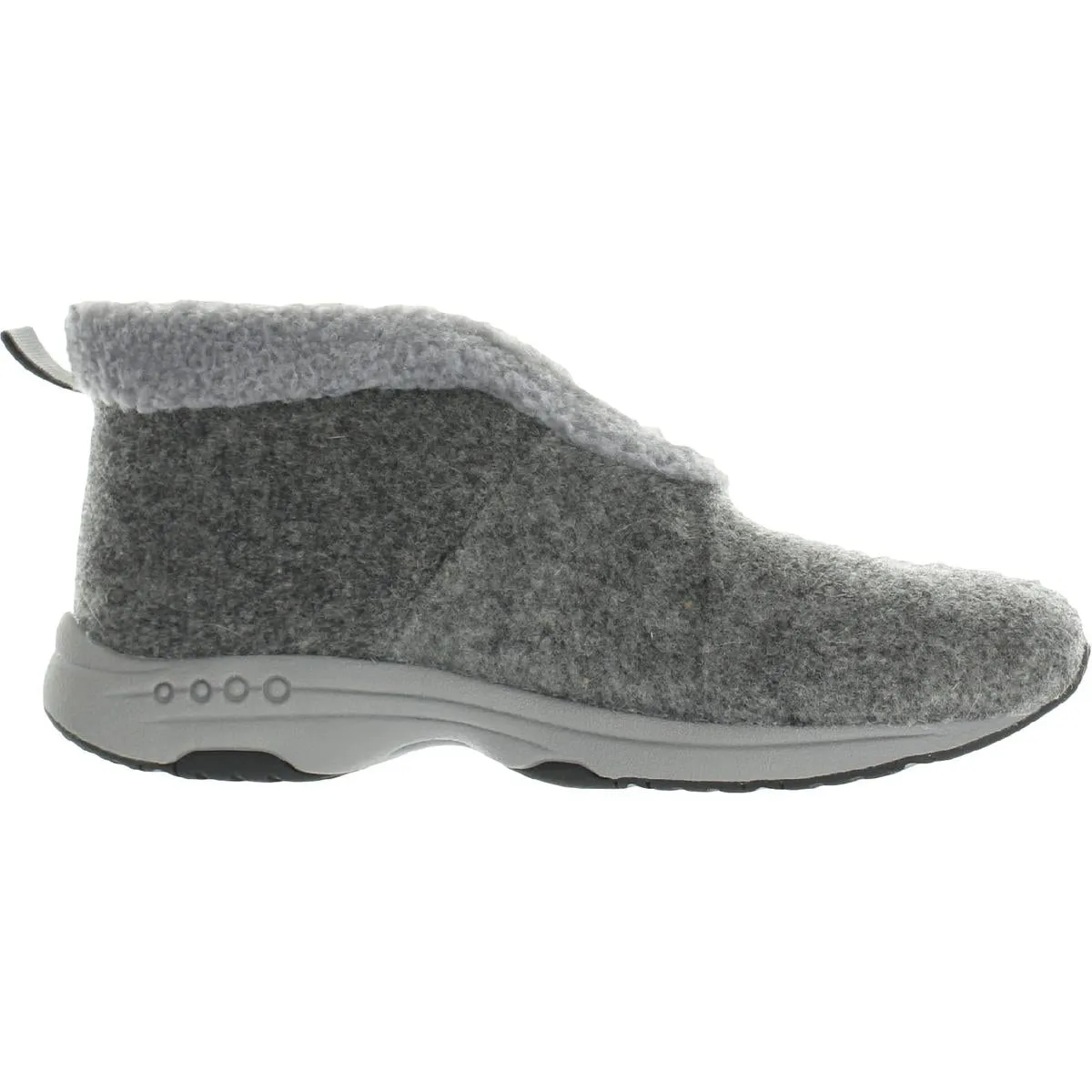 Easy Spirit Womens Treepose 2 Faux Fur Lined Bootie Slippers