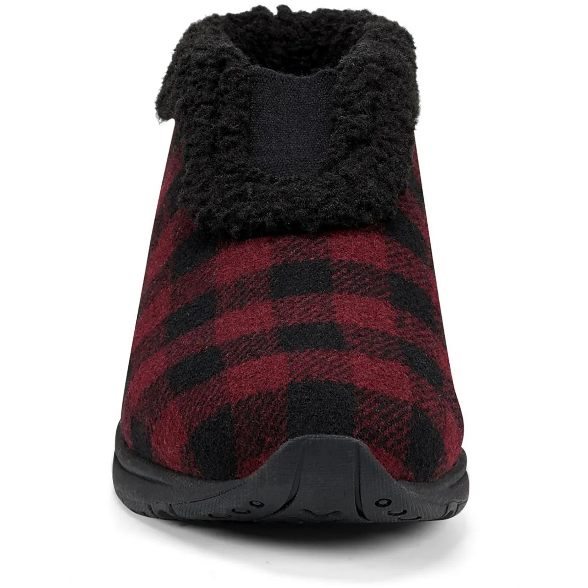 Easy Spirit Womens Treepose 2 Faux Fur Lined Bootie Slippers