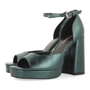 EMERALD CONFLY HIGH HEELS