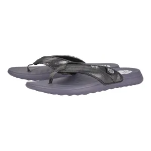 Hey Dude Women's Christi Flip Flop Black Shimmer