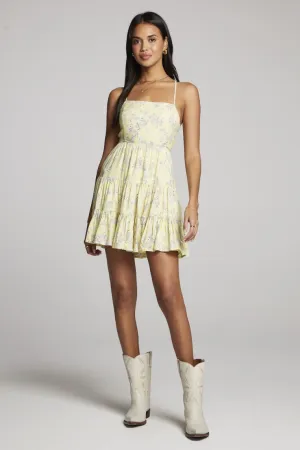 Janessa Mini Dress Yellow