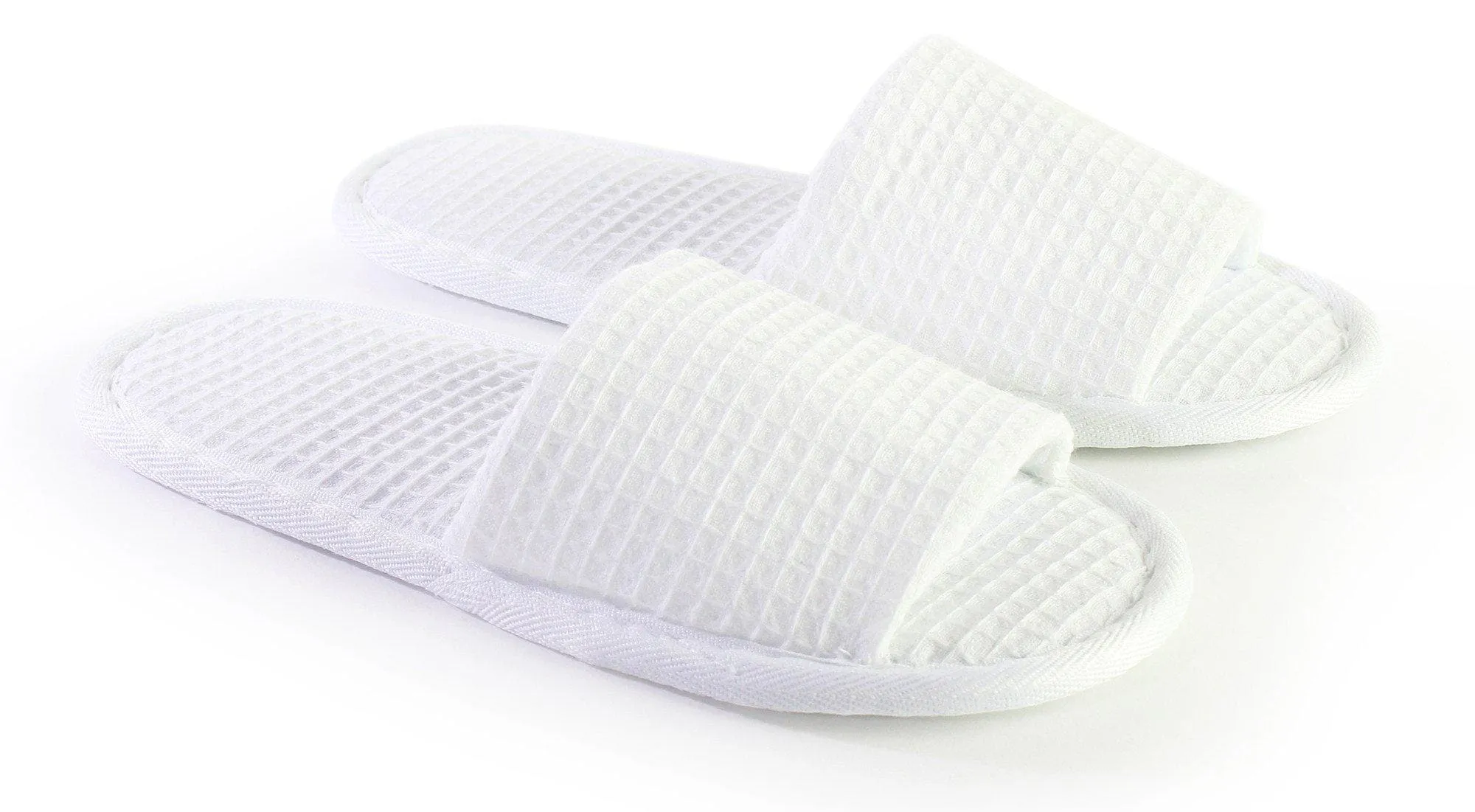 Kids Open Toe Waffle Slippers, Non-Slip Sole, Comfort & Breathable