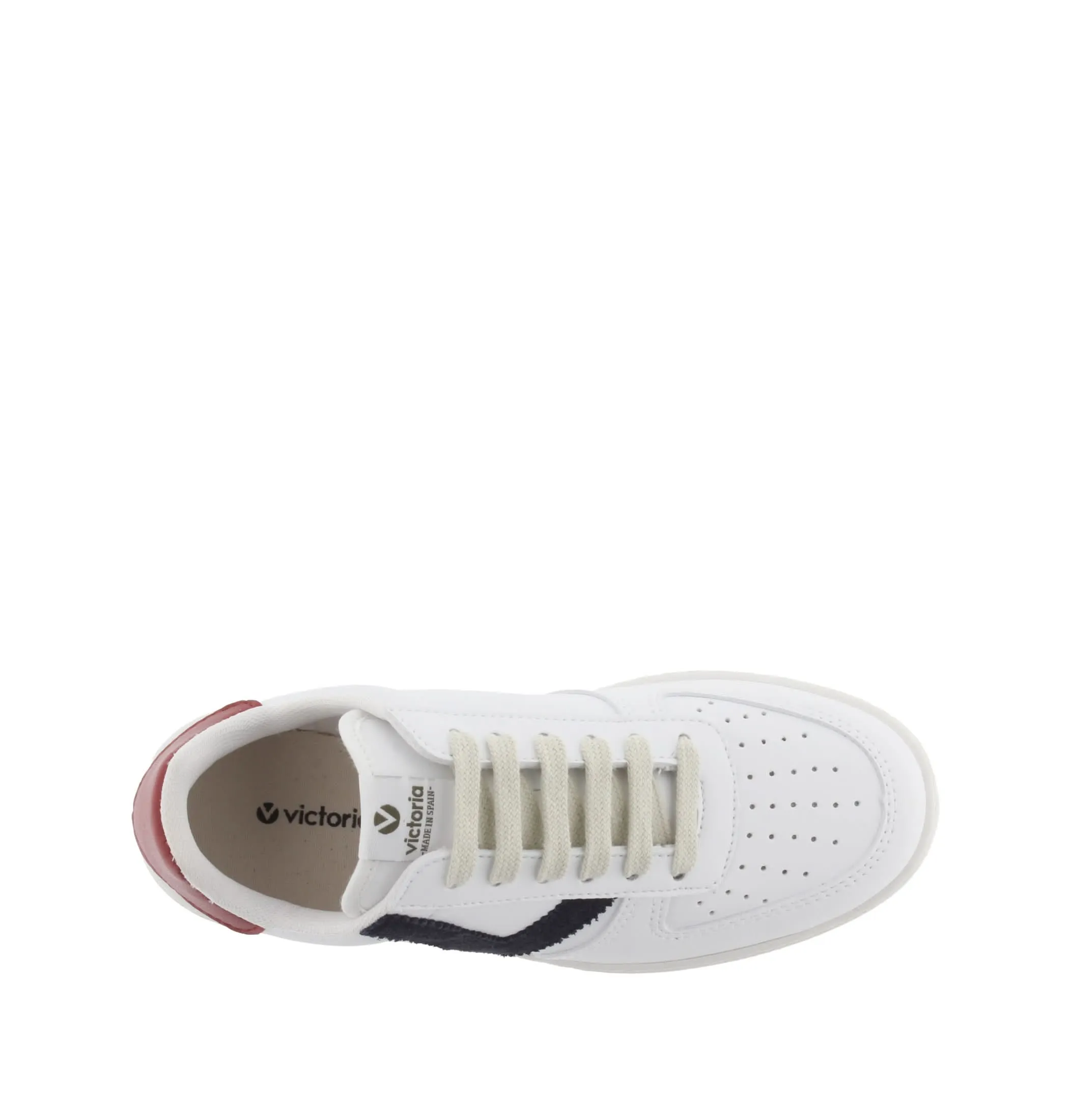 Madrid Contrast Faux Leather Sneaker for Women - 1258201