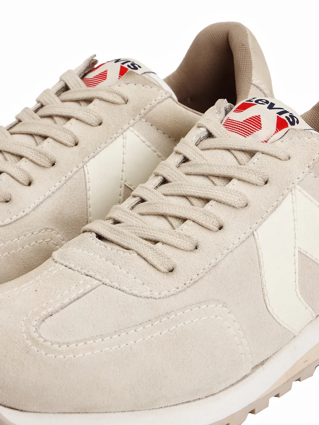 Men's Cream Colorblock Sneakers