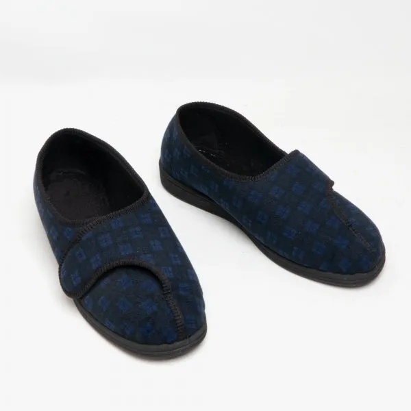 Mens Wide Fit Comfylux Georgie Slippers