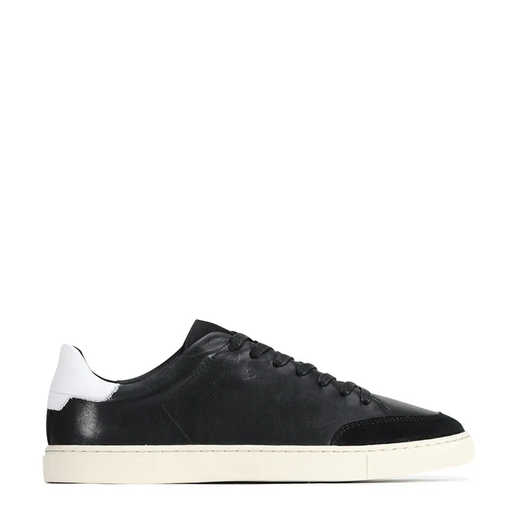 PANELS LOW TOP SNEAKERS LEATHER