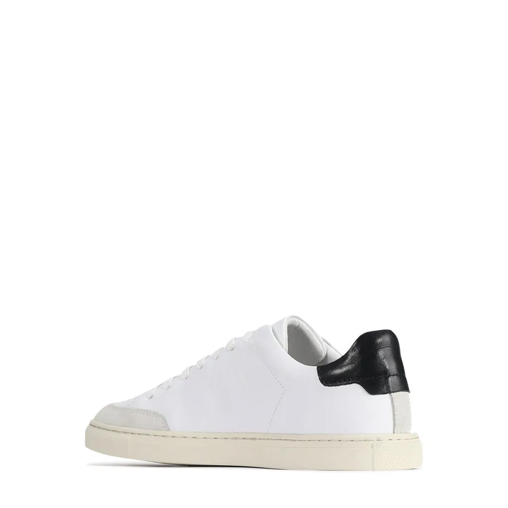 PANELS LOW TOP SNEAKERS LEATHER