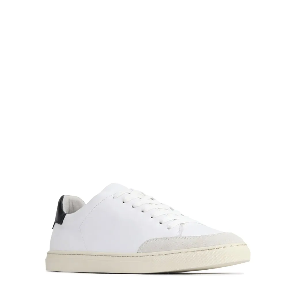 PANELS LOW TOP SNEAKERS LEATHER