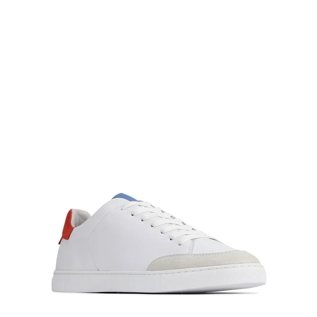 PANELS LOW TOP SNEAKERS LEATHER