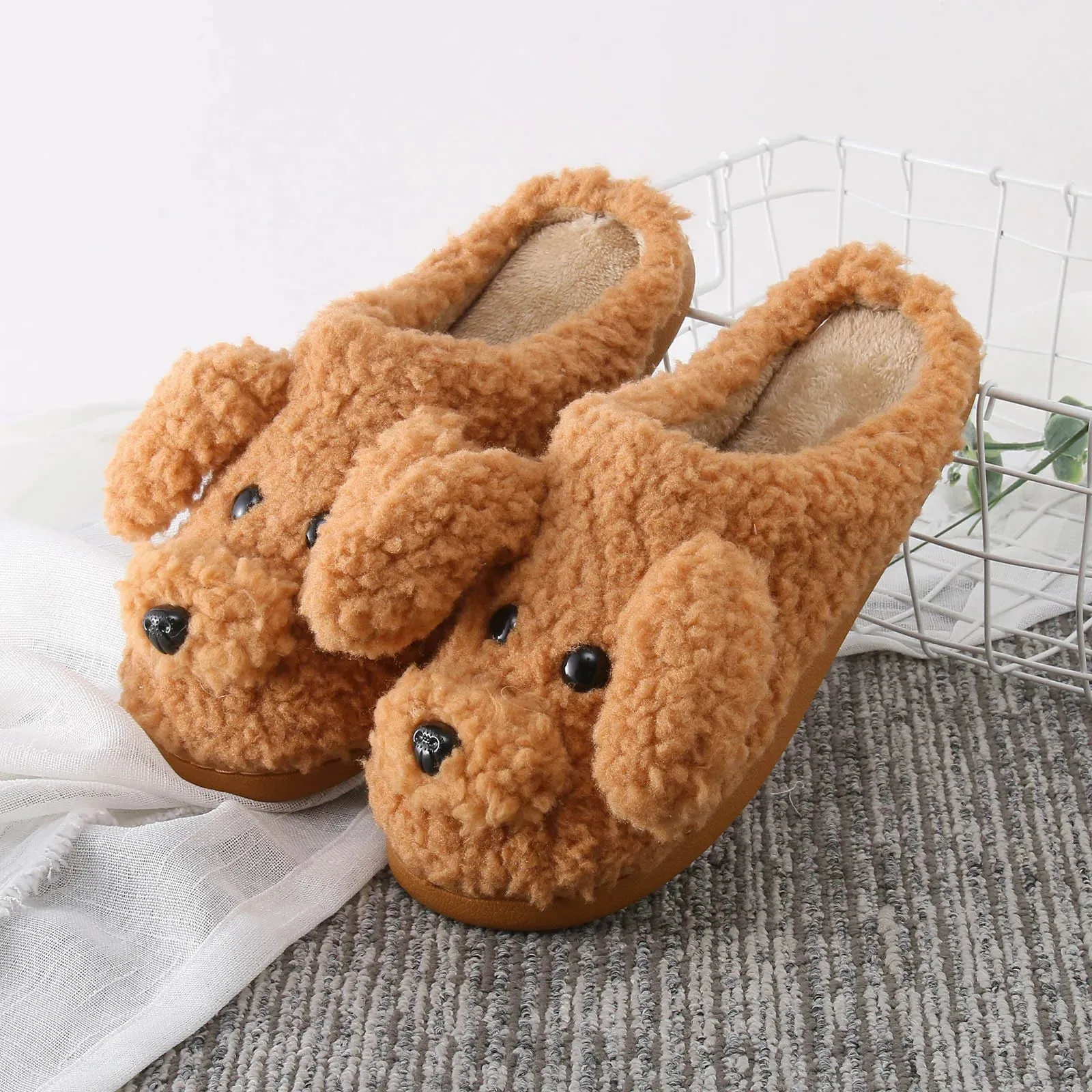 Pat and Pet Emporium | Shoes | Women's Cartoon Dog Slippers