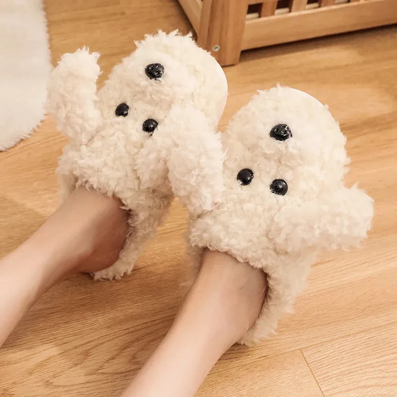 Pat and Pet Emporium | Shoes | Women's Cartoon Dog Slippers