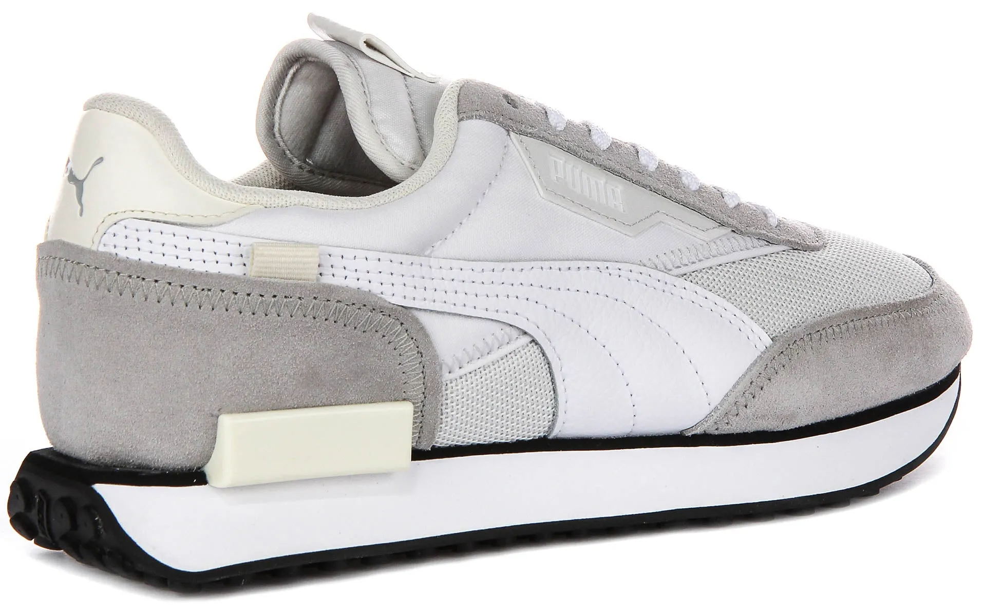 Puma Future Rider In Grey White