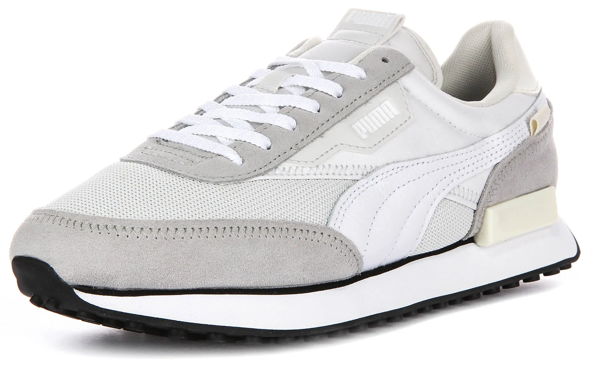 Puma Future Rider In Grey White