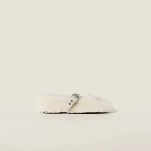 Shearling Ballerinas