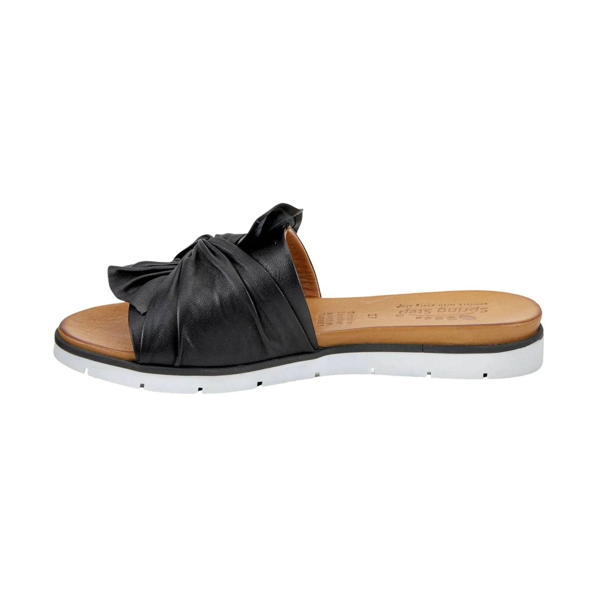 Spring Step Women's Lavona Slide Sandals - Black