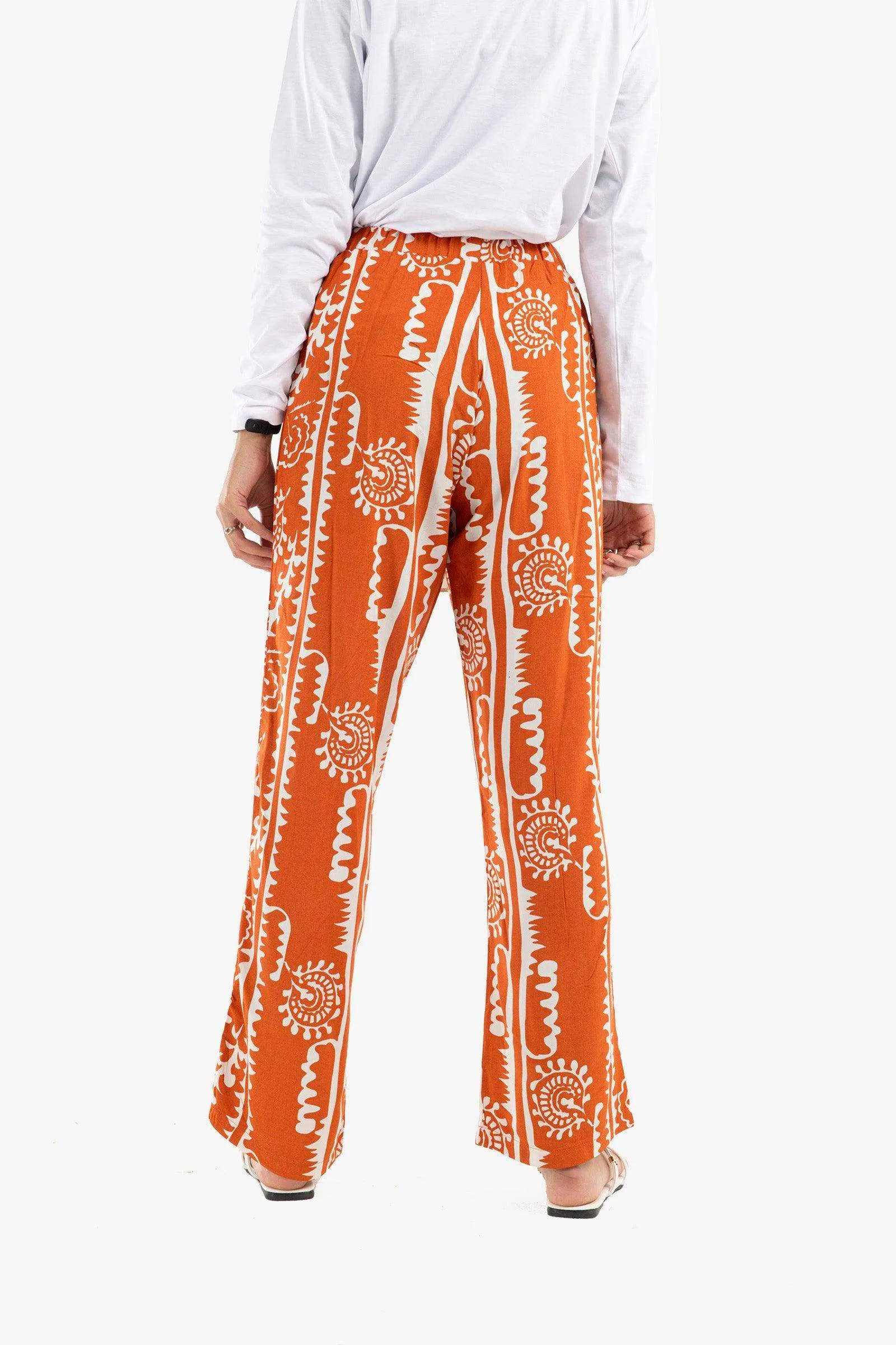 Straight Cut Printed Lounge Pants