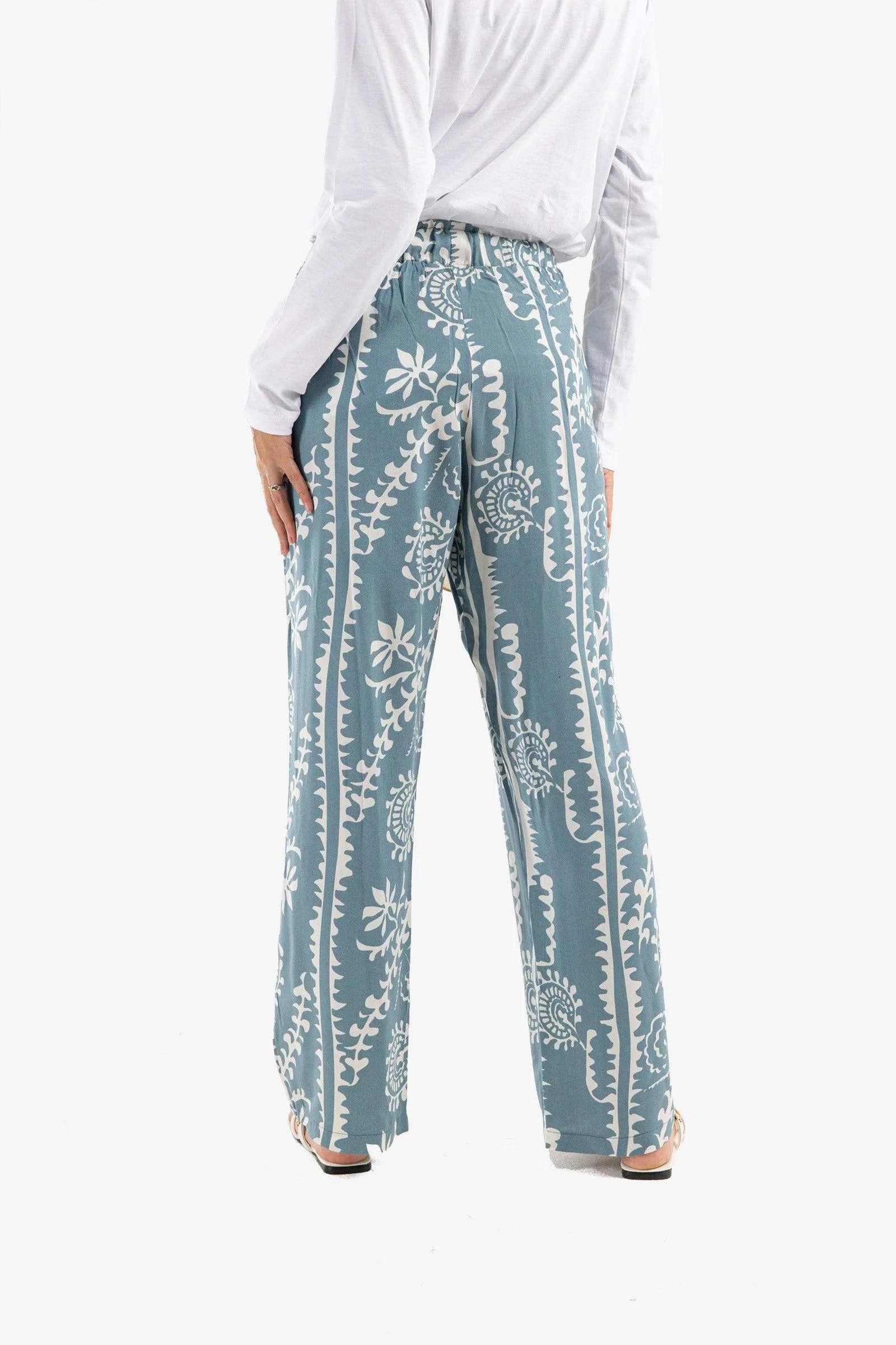 Straight Cut Printed Lounge Pants