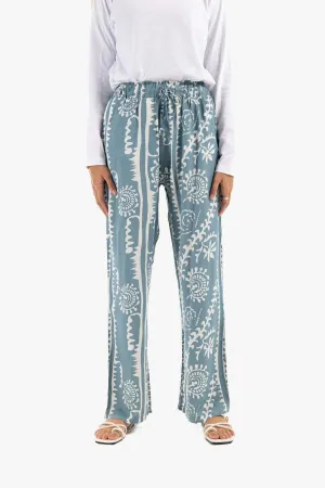 Straight Cut Printed Lounge Pants