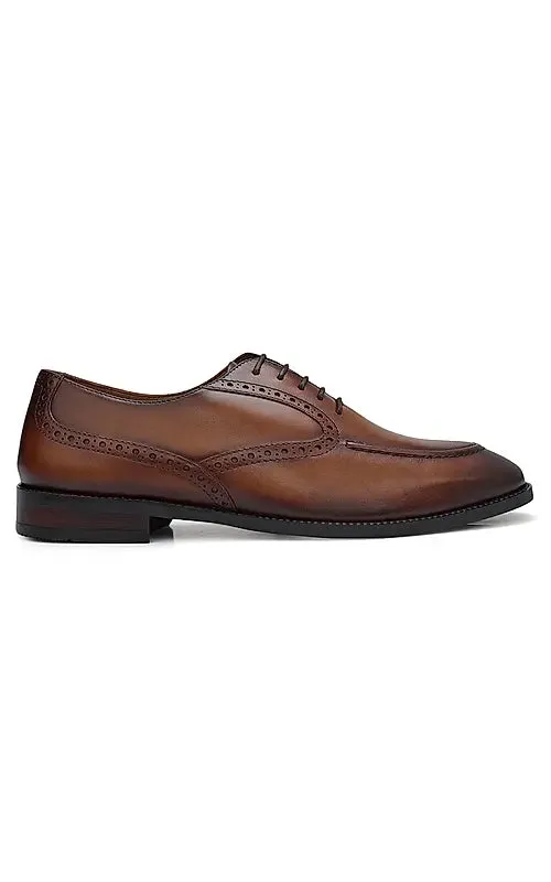 Tan Leather Brogue Lace Ups