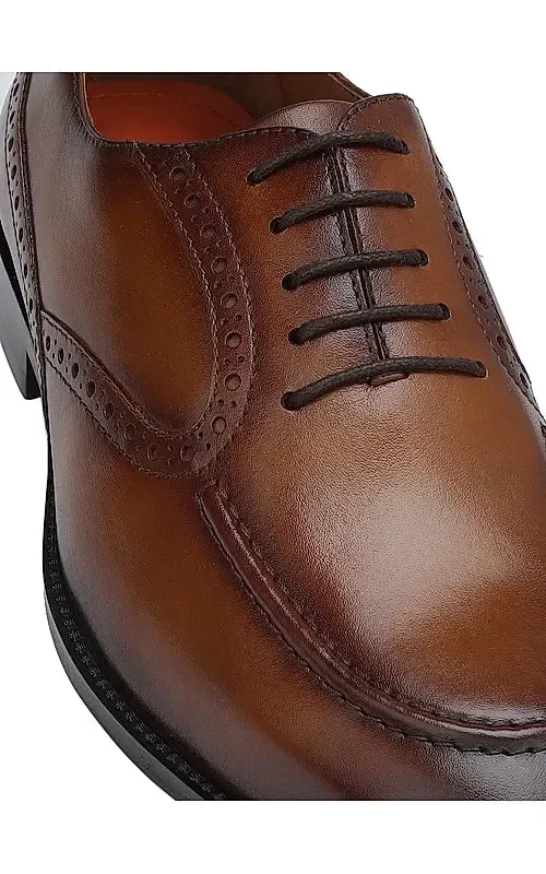 Tan Leather Brogue Lace Ups