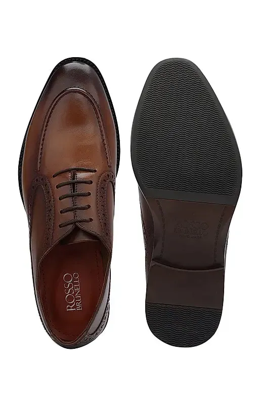 Tan Leather Brogue Lace Ups