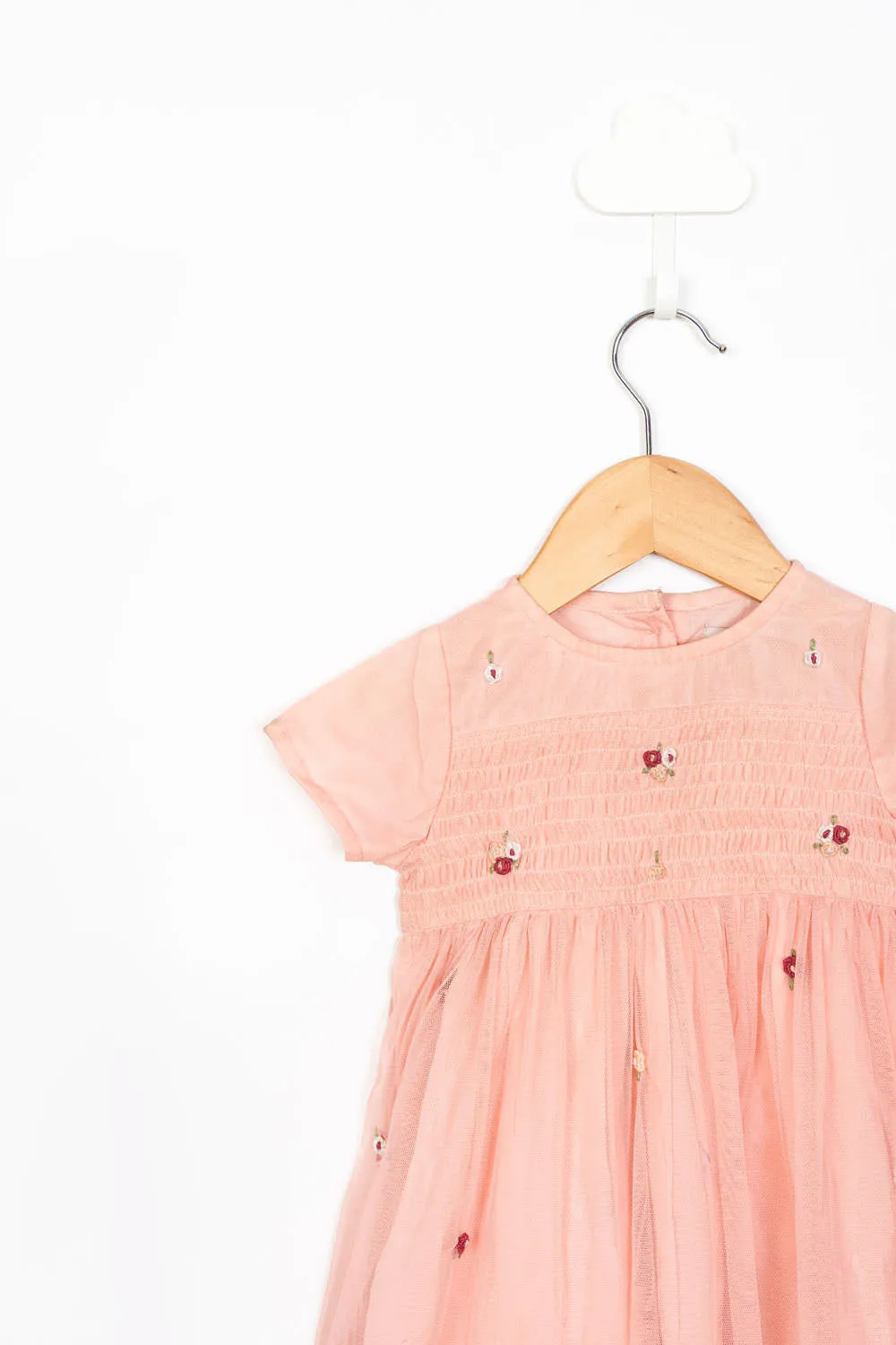 Tulle Smocked Dress