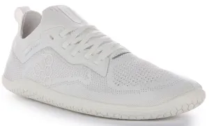 Vivobarefoot Primus Lite Knit In White For Men