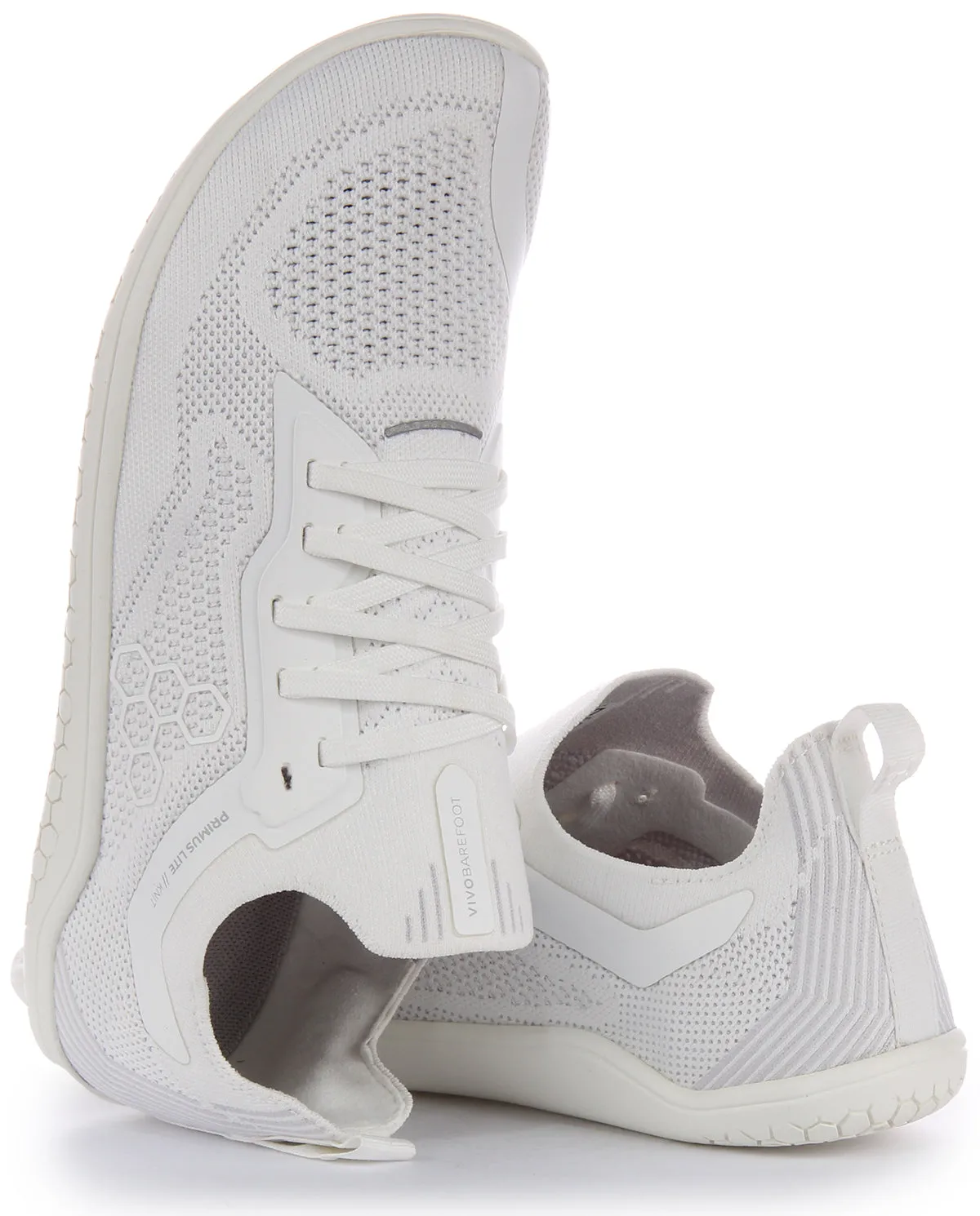 Vivobarefoot Primus Lite Knit In White For Men