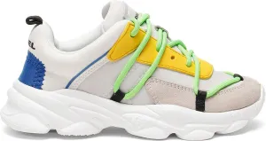 White & Yellow  Serendipity Trainers